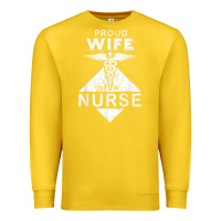 Lemon my husband is a nurse im a proud wife of a nurse Premium Sweatshirt - linhVisuals