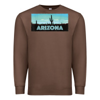 Chestnut arizona shirt   saguaro cactus desert landscape t shirt Premium Sweatshirt - linhVisuals