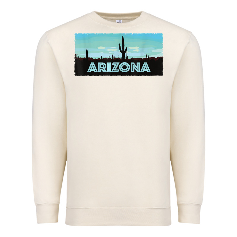 Arizona Shirt   Saguaro Cactus Desert Landscape T Shirt Premium Sweatshirt by linhVisuals | Teevron