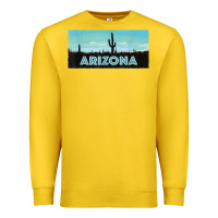 Lemon arizona shirt   saguaro cactus desert landscape t shirt Premium Sweatshirt - linhVisuals