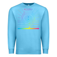 Ocean Blue mṏgwäï müṡïc cṏǹcert Premium Sweatshirt - linhVisuals