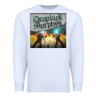 White drop Premium Sweatshirt - linhVisuals