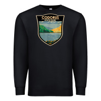 Black codorus state park pennsylvania badge vintage Premium Sweatshirt - linhVisuals