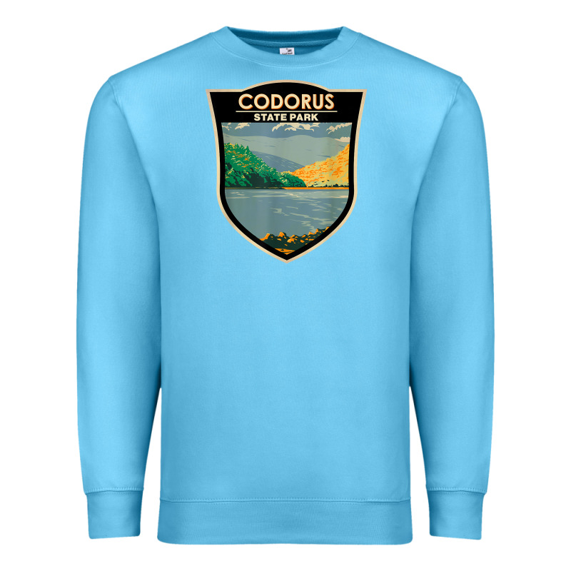 Codorus State Park Pennsylvania Badge Vintage Premium Sweatshirt by linhVisuals | Teevron