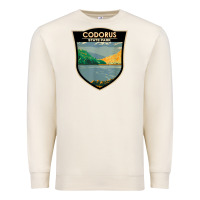 Sandshell codorus state park pennsylvania badge vintage Premium Sweatshirt - linhVisuals