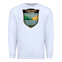 White codorus state park pennsylvania badge vintage Premium Sweatshirt - linhVisuals