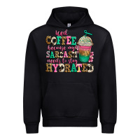 Black iced coffee because my sarcasm needs to stay hydra Urban Hoodie - Jasminsmagicworld