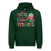 Forest Green iced coffee because my sarcasm needs to stay hydra Urban Hoodie - Jasminsmagicworld