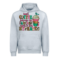 Heather Grey iced coffee because my sarcasm needs to stay hydra Urban Hoodie - Jasminsmagicworld