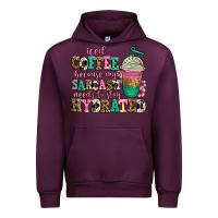 Mauve Wine iced coffee because my sarcasm needs to stay hydra Urban Hoodie - Jasminsmagicworld