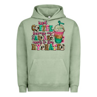 Pigment Oil Green iced coffee because my sarcasm needs to stay hydra Urban Hoodie - Jasminsmagicworld