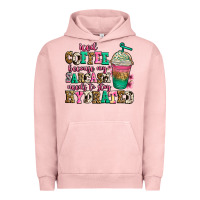 Pigment Salmon iced coffee because my sarcasm needs to stay hydra Urban Hoodie - Jasminsmagicworld