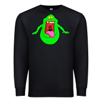 Black slimer ghost anime Premium Sweatshirt - linhVisuals