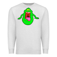 Oatmeal Heather slimer ghost anime Premium Sweatshirt - linhVisuals