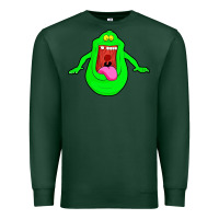 Sports Green slimer ghost anime Premium Sweatshirt - linhVisuals