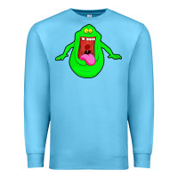 Ocean Blue slimer ghost anime Premium Sweatshirt - linhVisuals