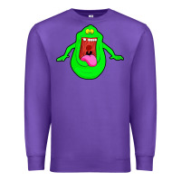 Purple slimer ghost anime Premium Sweatshirt - linhVisuals