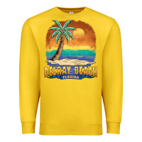 Lemon delray beach florida  vintage distressed souvenir long sleeve t shirt Premium Sweatshirt - linhVisuals