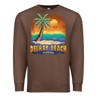 Chestnut delray beach florida  vintage distressed souvenir long sleeve t shirt Premium Sweatshirt - linhVisuals