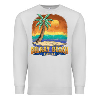 Dove Grey delray beach florida  vintage distressed souvenir long sleeve t shirt Premium Sweatshirt - linhVisuals