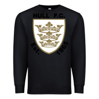 Black hull fc Premium Sweatshirt - linhVisuals