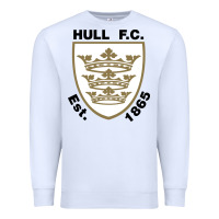 White hull fc Premium Sweatshirt - linhVisuals