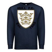 Navy hull fc Premium Sweatshirt - linhVisuals
