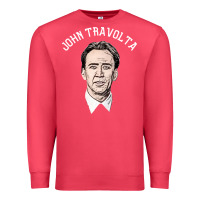Cardinal sports nicolas cage as john travolta Premium Sweatshirt - linhVisuals