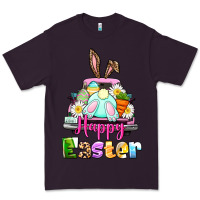 Plum Bunny Happy Easter truck Premium Tee - CowGirlArtShop