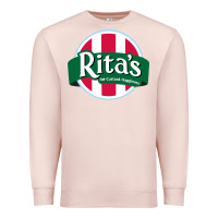 Pale Pink rita's italian ice cafe Premium Sweatshirt - linhVisuals
