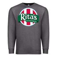 Charcoal Heather rita's italian ice cafe Premium Sweatshirt - linhVisuals
