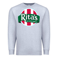 Heather Grey rita's italian ice cafe Premium Sweatshirt - linhVisuals