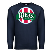 Navy rita's italian ice cafe Premium Sweatshirt - linhVisuals