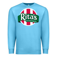 Ocean Blue rita's italian ice cafe Premium Sweatshirt - linhVisuals