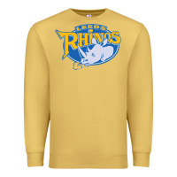 Antique Gold leed rhinos Premium Sweatshirt - linhVisuals