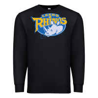 Black leed rhinos Premium Sweatshirt - linhVisuals