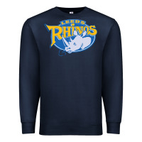Navy leed rhinos Premium Sweatshirt - linhVisuals