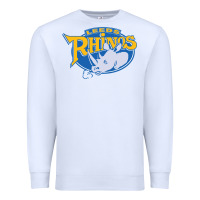 White leed rhinos Premium Sweatshirt - linhVisuals