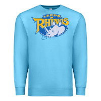 Ocean Blue leed rhinos Premium Sweatshirt - linhVisuals