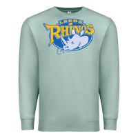 Seafoam leed rhinos Premium Sweatshirt - linhVisuals