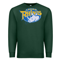 Sports Green leed rhinos Premium Sweatshirt - linhVisuals