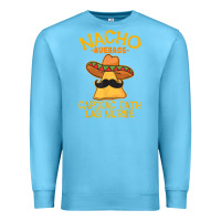 Ocean Blue nacho average cardiac cath lab nurse cinco de mayo mexican Premium Sweatshirt - linhVisuals