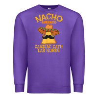Purple nacho average cardiac cath lab nurse cinco de mayo mexican Premium Sweatshirt - linhVisuals