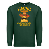 Sports Green nacho average cardiac cath lab nurse cinco de mayo mexican Premium Sweatshirt - linhVisuals