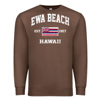 Chestnut ewa beach hawaii hi vintage state athletic style t shirt Premium Sweatshirt - linhVisuals