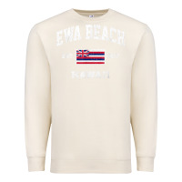 Sandshell ewa beach hawaii hi vintage state athletic style t shirt Premium Sweatshirt - linhVisuals