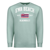 Seafoam ewa beach hawaii hi vintage state athletic style t shirt Premium Sweatshirt - linhVisuals