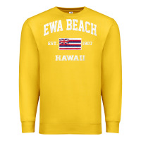 Lemon ewa beach hawaii hi vintage state athletic style t shirt Premium Sweatshirt - linhVisuals