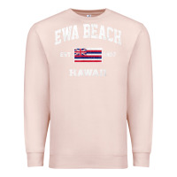 Pale Pink ewa beach hawaii hi vintage state athletic style t shirt Premium Sweatshirt - linhVisuals