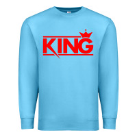 Ocean Blue king Premium Sweatshirt - linhVisuals